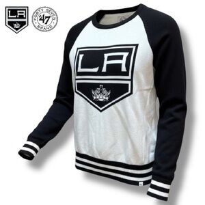 🏒47 Brand LA Kings Hockey Wmn’s Sweater Cotton Knit Los Angeles RARE | Sz M